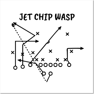 Jet Chip Wasp Special Football Play Football Art Sports Art Posters and Art